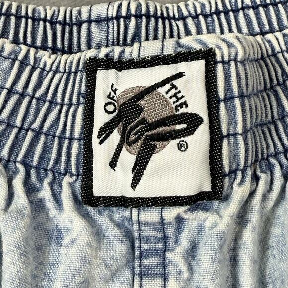 Vintage Off the Top Shorts XL Chambray Stonewash Cotton USA - Picture 3 of 9